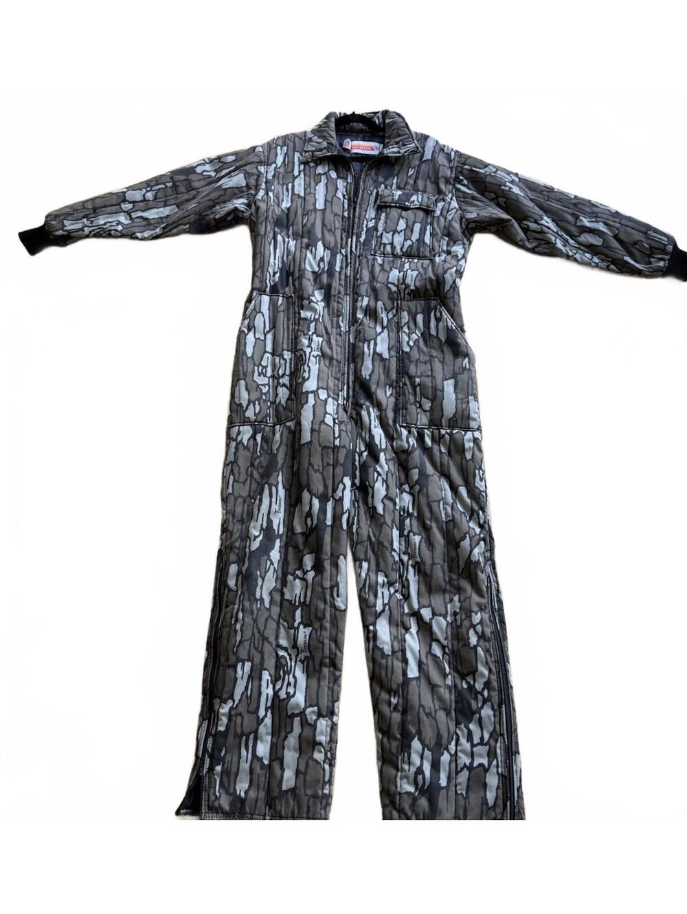 Winchester Mens Medium Insulated Treebark Camo One Piece Hunting Coveralls